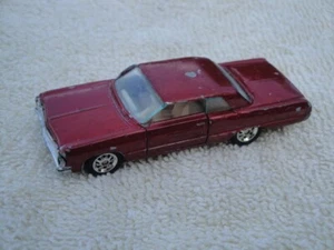 Impala 1964 vintage Yatming escala 1:64 Nº 1070 estado original puertas abiertas rojo - Imagen 1 de 6