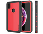 iPhone XS iPhone X Wasserdichte Hülle Stoßfest Robust PunkCase Dot Serie Rot