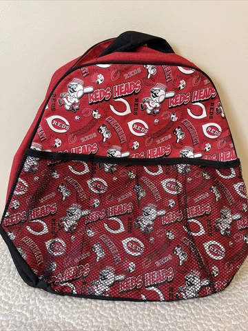 Cincinnati Reds Heads Mr Redlegs Backpack Kids Club Member Bag Fan Souvenir Cover
