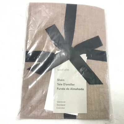 West Elm Linen Duvet Standard Sham In Sand 26x20” New (For Duvet) SHAM ONLY - Image 1 of 4