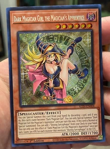YUGIOH! Dark Magician Girl the Magician's Apprentice ALIN-EN004 Secret Rare NM - Picture 1 of 1