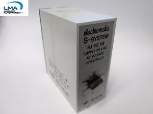 ELECTROMATIC S-SYSTEM S 185 115 CURRENT LEVEL RELAY 11PIN 10A 300V CARLO GAVAZZI - Bild 1 von 3