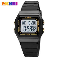 SKMEI Men Watch Fashion Stopwatch Boy Sport Wristwatch Digital LED Alarm Watches