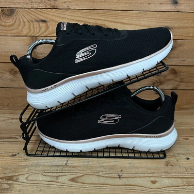 Skechers Trainers Womens Size UK 6 Flex Appeal 5 Uptake Black Comfort Walk Shoes - Image 1 of 4