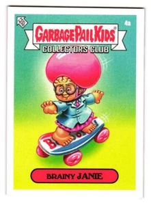 Topps Garbage Pail Kids 2021 GPK Collector Club Set #3 Brainy Janie and Jenny  - Imagen 1 de 4