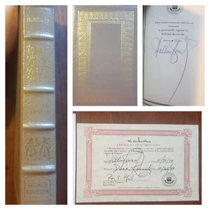 Easton Press William Kennedy Signed "Ironweed" Leather HC w/COA - Imagen 1 de 11