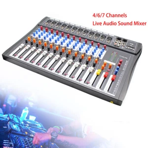 12 Channel Professional Live Studio Audio Mixing Console USB Sound Board - Picture 1 of 11