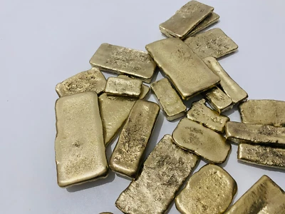 955 Grams Scrap Gold Bar For Gold Recovery Melted Different Computer Coins Pins - Image 1 of 4