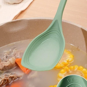 Silicone Stirring Spoon with Measurement Features for Easy For Cooking - Picture 1 of 16