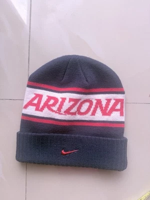 Nike Better World Arizona Beanie Hat Cap Navy Blue Gray Red And White One Size - Image 1 of 4