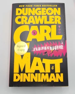 Book of the year Matt Dinniman SIGNED Dungeon Crawler Carl Book 1 Hardcover - Imagen 1 de 3