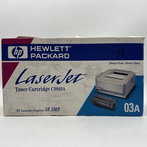 New Genuine HP 03A Black Toner Cartridge Box HP LaserJet 5P 5MP Exp 1999 - Picture 1 of 3