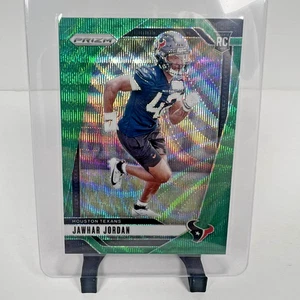 2024 Panini Prizm NFL Jawhar Jordan Green Wave Prizm #346 (RC) Houston Texans - Imagen 1 de 4