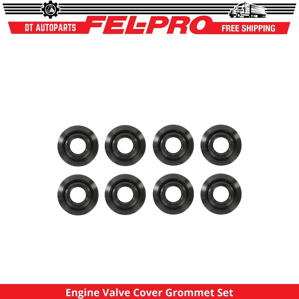 For 2001-2019 Chevrolet Silverado 2500 HD Engine Valve Cover Grommet Set Fel-Pro - Image 1 of 1