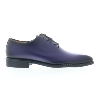 Zapatos Oxford y cordones de cuero púrpura Mezlan 21430 para hombre punta lisa 9 Foto 1 de 4