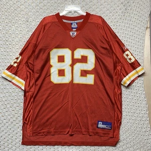 Vintage Dante Hall Kansas City Chiefs Reebok Jersey Red Nylon Men’s Size 2XL - Picture 1 of 9