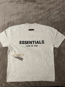 NEW Fear of God Essentials T-Shirt Light Oatmeal Size XS 100% Authentic ✅ - Picture 1 of 10