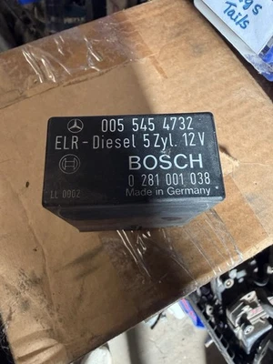 86-87 MERCEDES BENZ 190D DIESEL IDLE SPEED CONTROL RELAY 005 545 4732 - Image 1 of 2