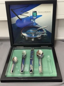Robbe und Berking Topos Edelstahl 18/8 Menübesteck 4 teilig in OVP - Bild 1 von 10