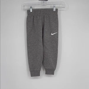Nike Kids Sweatpants XS (3-4 Years) Gray Joggers Comfortable Athletic Pants - Picture 1 of 4