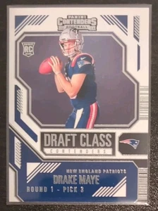 Drake Maye #3 2024 Panini Contenders Football Draft Class Contenders Patriots RC - Picture 1 of 3