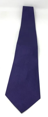 Corbata Merona púrpura lisa 100 % seda Foto 1 de 3