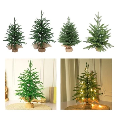 Tabletop Christmas Tree Undecorated Xmas Tree for Entryway Office Fireplace - Image 1 of 2