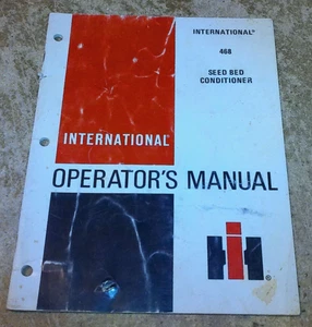 1977 international 468 seedbed conditioner operators manual good used - Picture 1 of 2