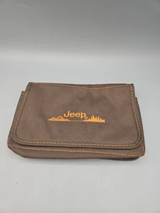 JEEP WRANGLER / LIBERTY / CHEROKEE /  CANVAS OWNERS MANUAL LOGO CASE / COVER AA - Picture 1 of 8