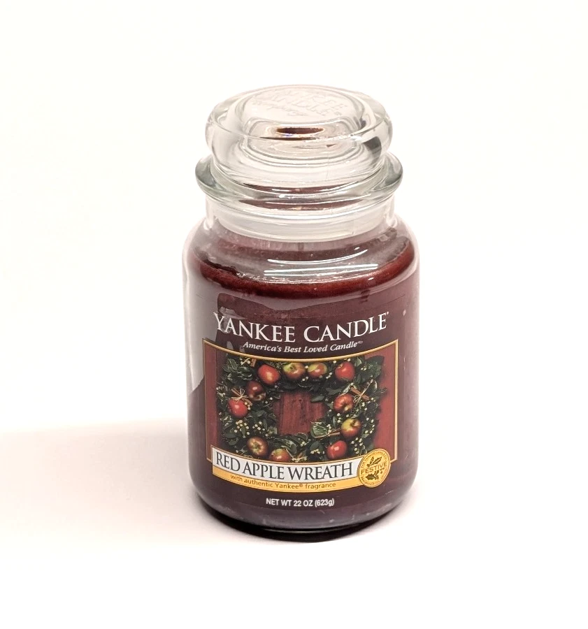 Sweet Strawberry Yankee Candle Black Band Label 22 Oz Jar *yellow Label*