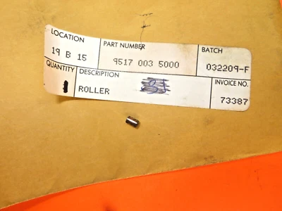 Rodillo cilíndrico bomba aceite Stihl 020 TS400 (serie antigua) 3x5 mm, 9517-003-5000 Foto 1 de 4