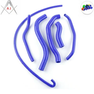 Blue For SUZUKI GSXR 600 750 SRAD 1996-2000 Silicone Radiator Coolant Hose - Picture 1 of 10