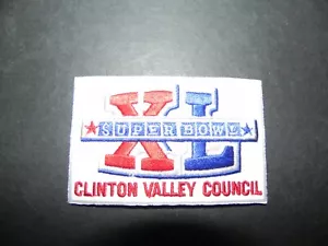 Boy Scouts Clinton Valley Council - SUPERBOWL XL Patch 2006 NOS - Free Shipping! - Picture 1 of 3