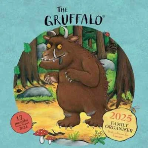 GRUFFALO Family Organiser 2025 Calendar month view square stickers Wall hanging - Picture 1 of 2