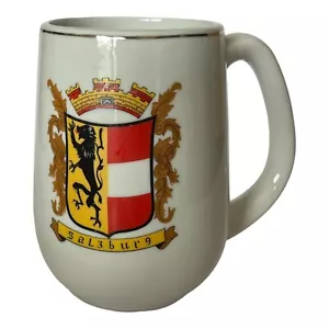Vintage Salzburg Coat of Arms Beer Coffee Beer Mug Cup Gift - Picture 1 of 6
