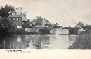 Frick's Locks Chester County Parkerford PA UDB um 1905 Postkarte - Bild 1 von 2