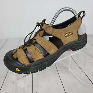 Keen Newport H2 Womens Sz 8.5 Sandals Watershoes Waterproof Brown Nubuck Leather - Picture 1 of 12