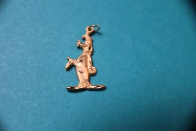 Dije colgante vintage de oro 14K Disney GOOFY para pulsera o collar 1,3 gramos Foto 1 de 3