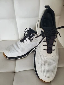 Johnston and Murphy Prentis shoe XC4 white hybrid shoeMen's Size 8.5 Retail $169 - Picture 1 of 7