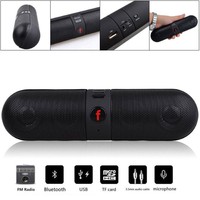 FM Wireless Portable Shockproof Bluetooth Stereo Speaker For Smartphone Tablet
