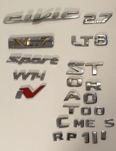 Miscellaneous Car Badges as Pictured Used Condition Various Sizes Honda Suzuki - Picture 1 of 6