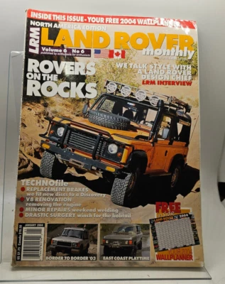 Land Rover Monthly Magazine January 2004 - Image 1 of 3