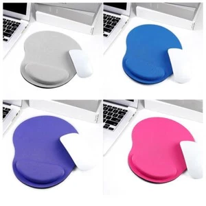 Mauspad Mousepad Schwarz Büro Gaming Maus Mauspad Ergonomisch. Rutschfest H0M4 - Afbeelding 1 van 19