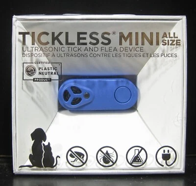 DO&G Tickless Mini Dog Ultrasonic Collar Device Blue