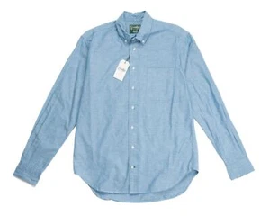 Gitman Vintage $240 NWT Summer Chambray Blue Button Down Oxford Shirt XXL - Picture 1 of 7