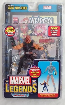 TOYBIZ LEYENDAS DE MARVEL HOMBRE GIGANTE SERIE ARMA AOA X VARIANTE QUEMADA Age Apo Foto 1 de 4