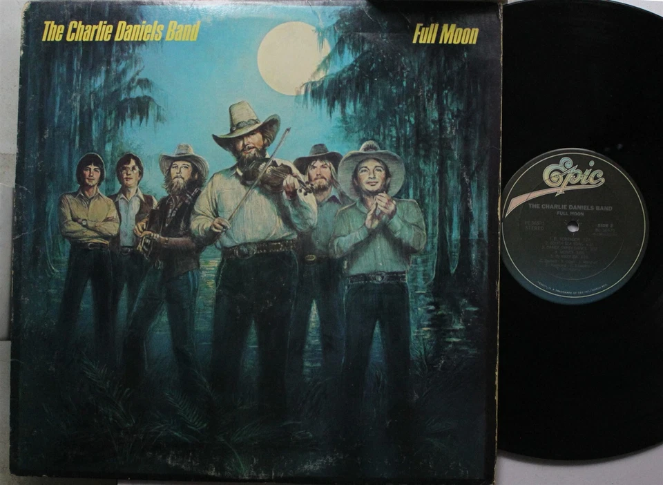 Country LP The Charlie Daniels Bande Complet Moon Sur' Epic ' - Épopée - VG - Photo 1/1