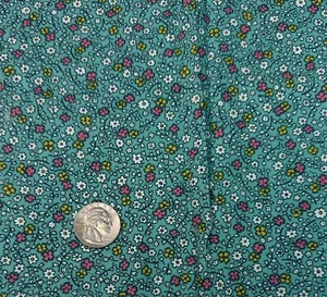 Cotton Fabric Nancy Mahoney "Treasures From The Past" Clothworks Calico 1/2 Yard - Picture 1 of 2