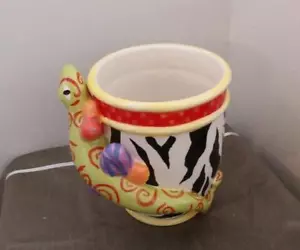 Erich Emmenegger Gecko Lizard Vase Retired Centerpiece Ranger Gift NOS 4833-6 - Picture 1 of 3