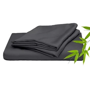 ettitude 100% Lyocell from Organic Bamboo Basic Sheet Set, Slate (Grey), Full... - Picture 1 of 7